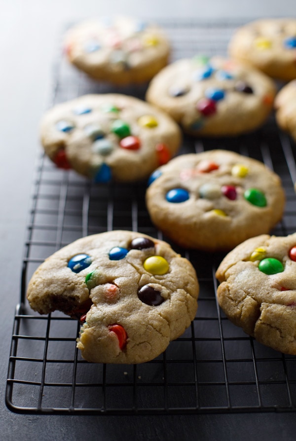 m&m cookies