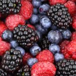Blackberries, blueberries, and raspberries